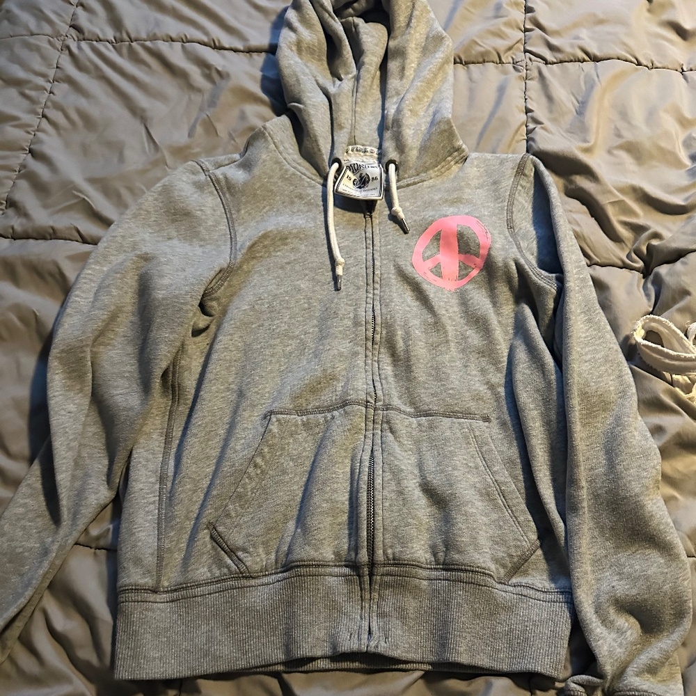 VS Pink zip up hoodie